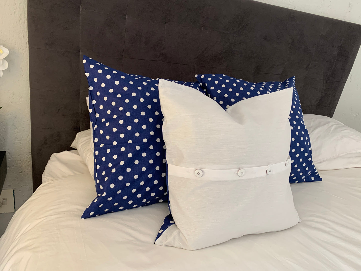 Polka-Dot Cushion Cover