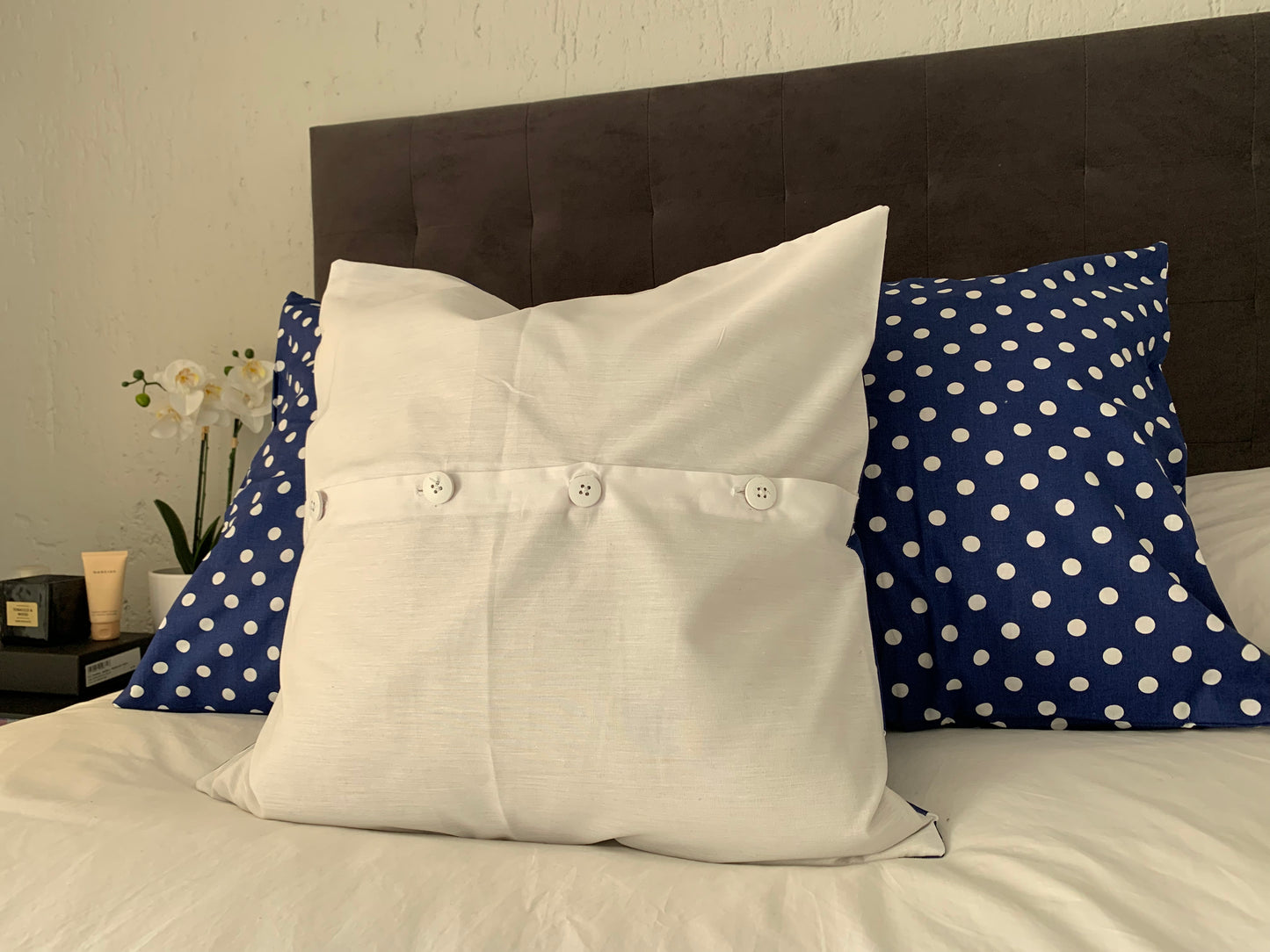 Polka-Dot Cushion Cover